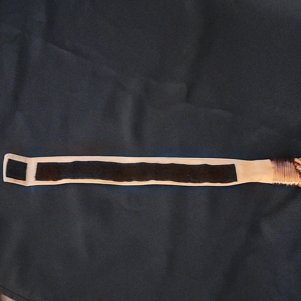 Crocheted Belt with Paisley Accent